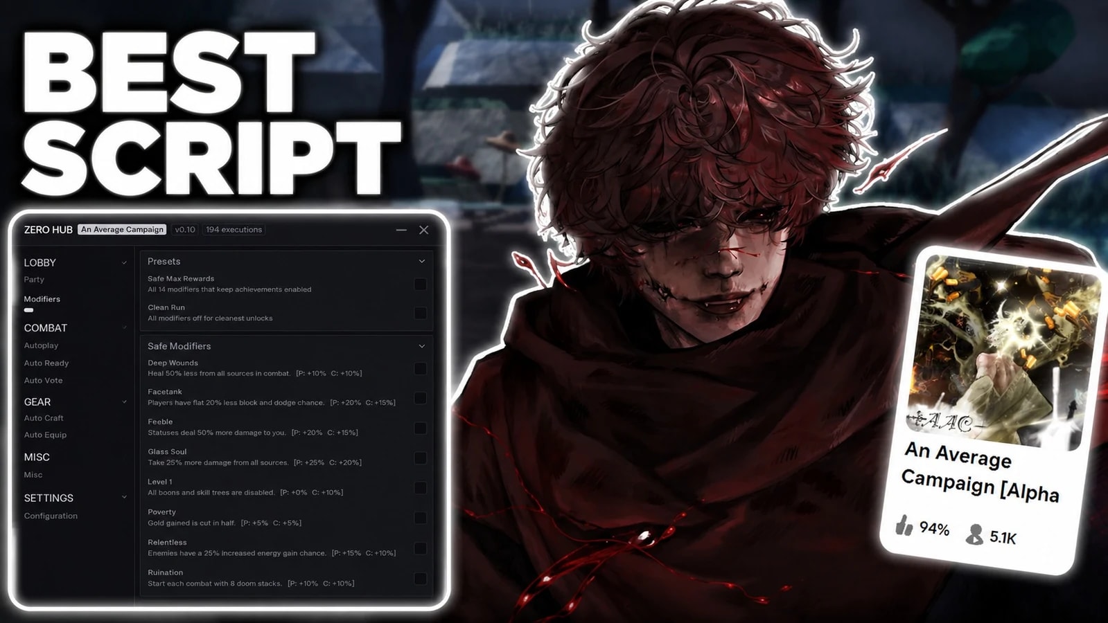 [ BEST SCRIPT ] THE BEST AN AVERAGE CAMPAIGN SCRIPT 