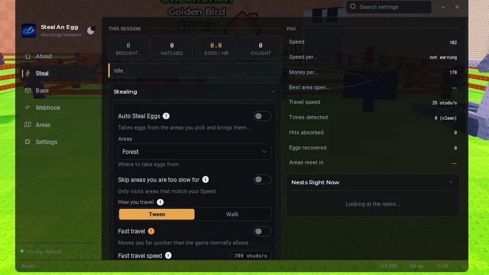 [LENTIQUES] Steal an egg - AURA BLOOM FARM, STEAL EGG INSTA.