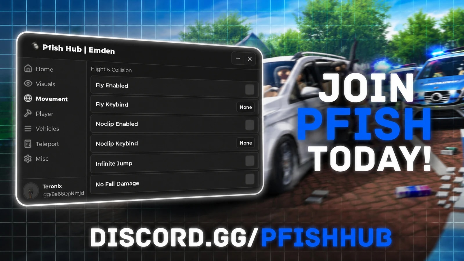 Emergency Emden I Pfish Hub Menu