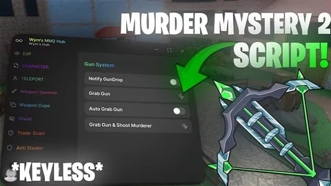 M‍M‍2 with Auto Farm, ESP & Aimbot, Dupe & Keyless