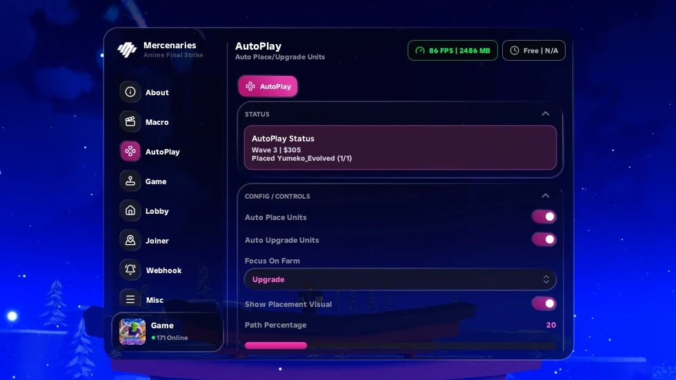 [MERC] Auto Play, Auto Join, Auto Summon & More