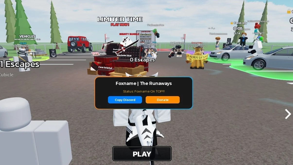 [KEYLESS] Foxname Autofarm, fast Credz obtainment