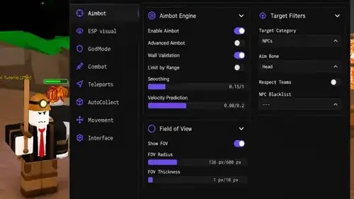 Drill to Earth’s Core Script 3artAim - Aimbot, ESP, GodMode