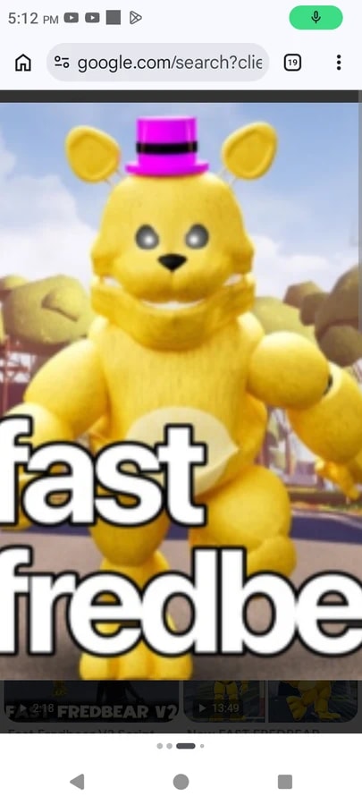 Fast Fred Bear