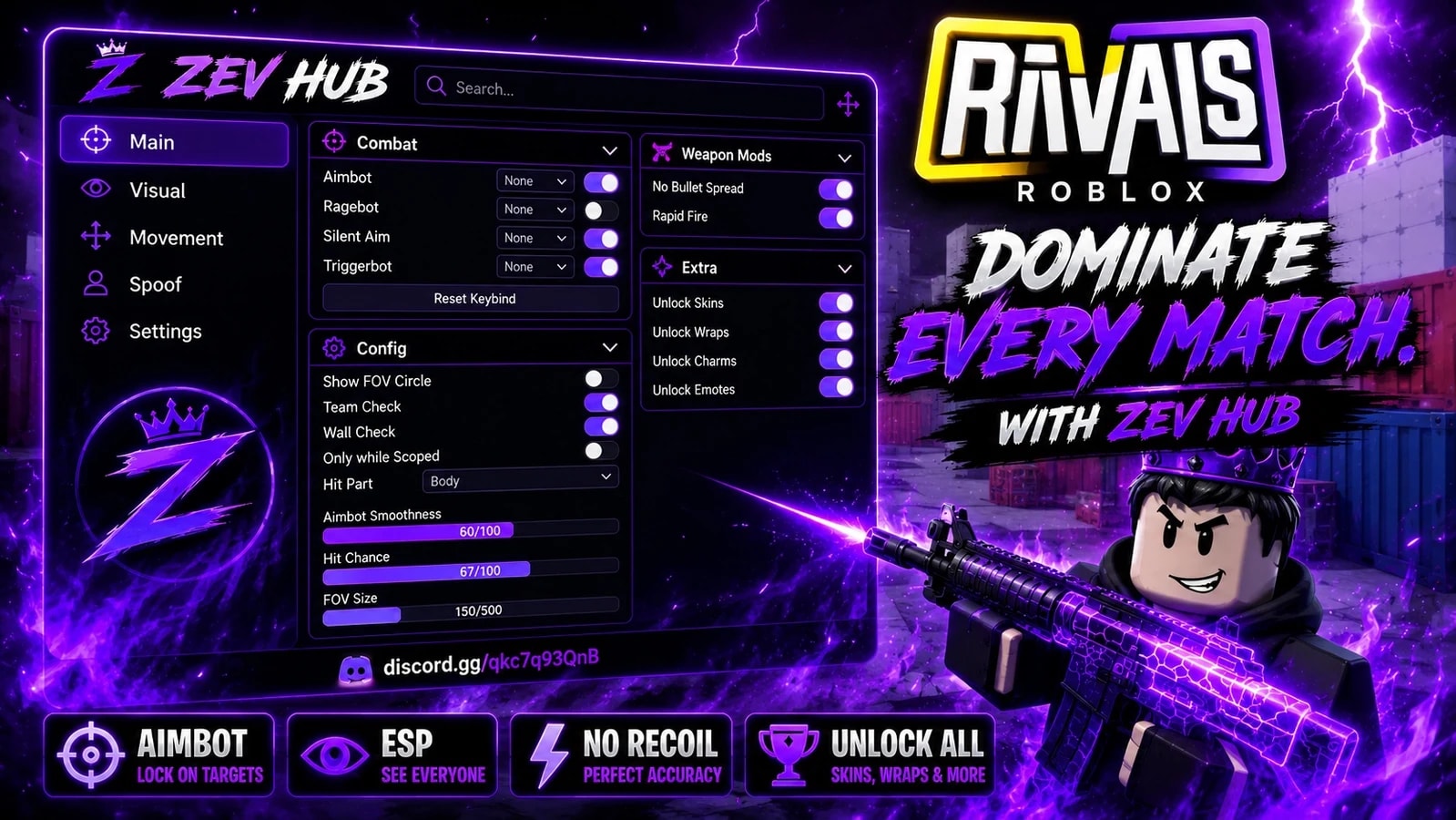 💀 RIVALS [UPDATED] | INSANE SCRIPT HUB | AIMBOT, ESP, SILEN