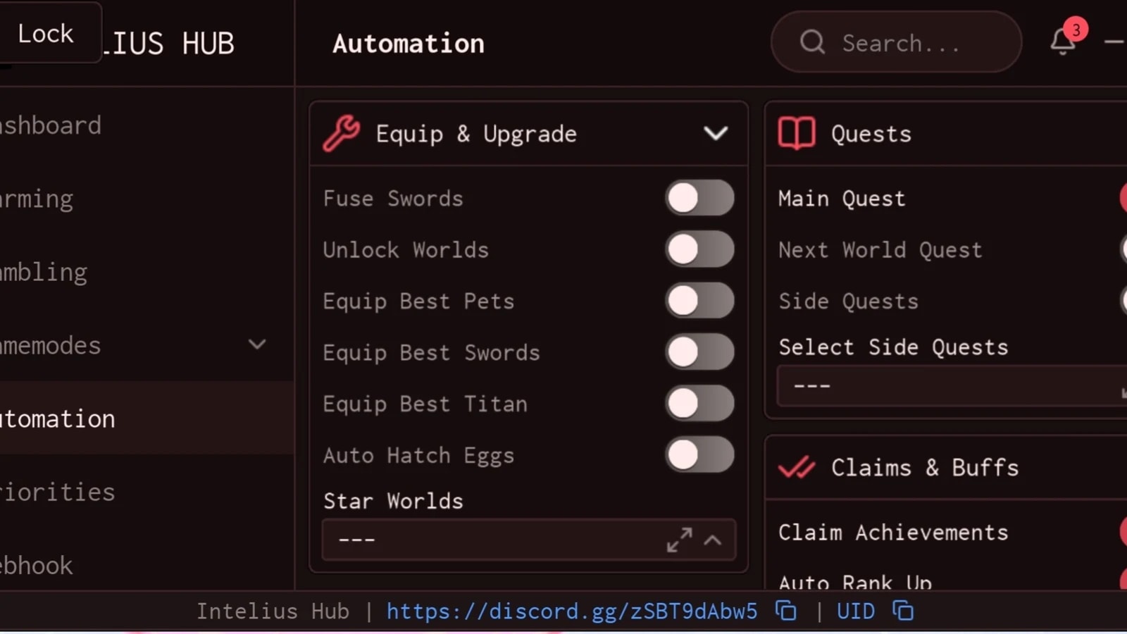[intelius Hub] Anime Astral Simulator AutoFarm, Trial, Gach