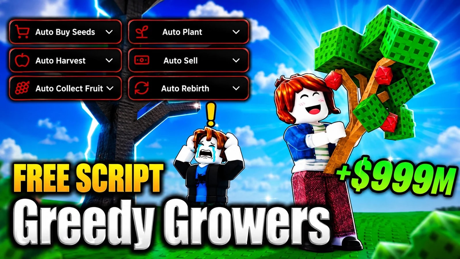 [VERY OP] Greedy Growers Script!
