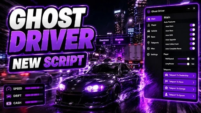 [OP] Ghost Driver Script [Auto Farm Millions]