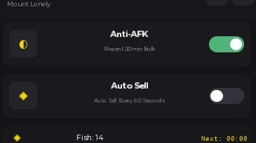 AUTO SELL, ANTI AFK, AUTO FAVS UNKOWN FISH