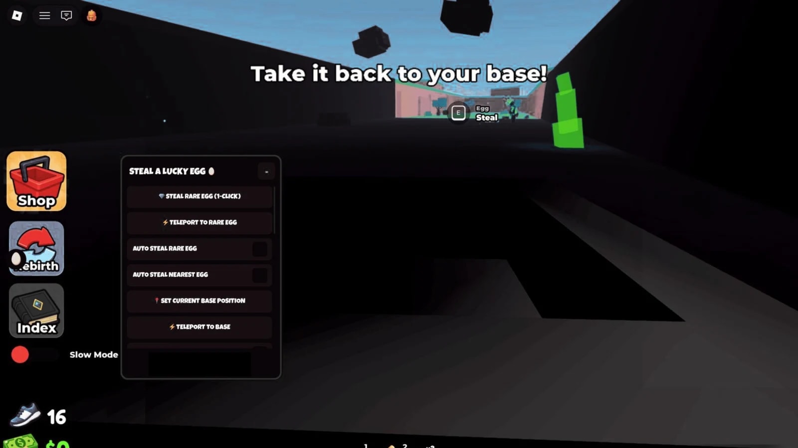 Auto Steal , Teleport to Base , Steal Rare and more