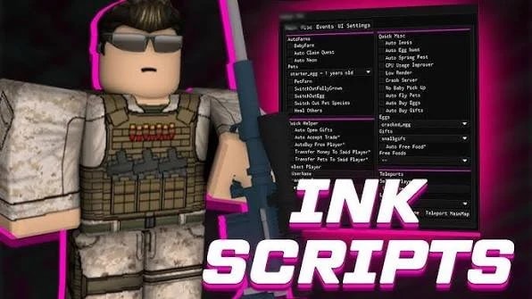 INK GAME — Keyless Script | Auto Farm, ESP, Speed