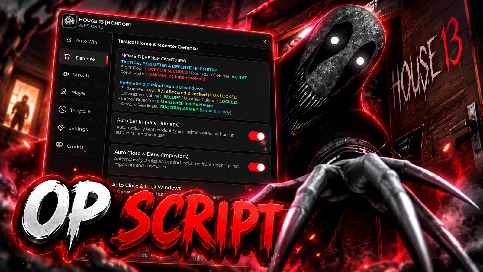 AUTO LET IT HUMAN + AUTO LOCK IMPOSTORS + AUTO TASK + MORE