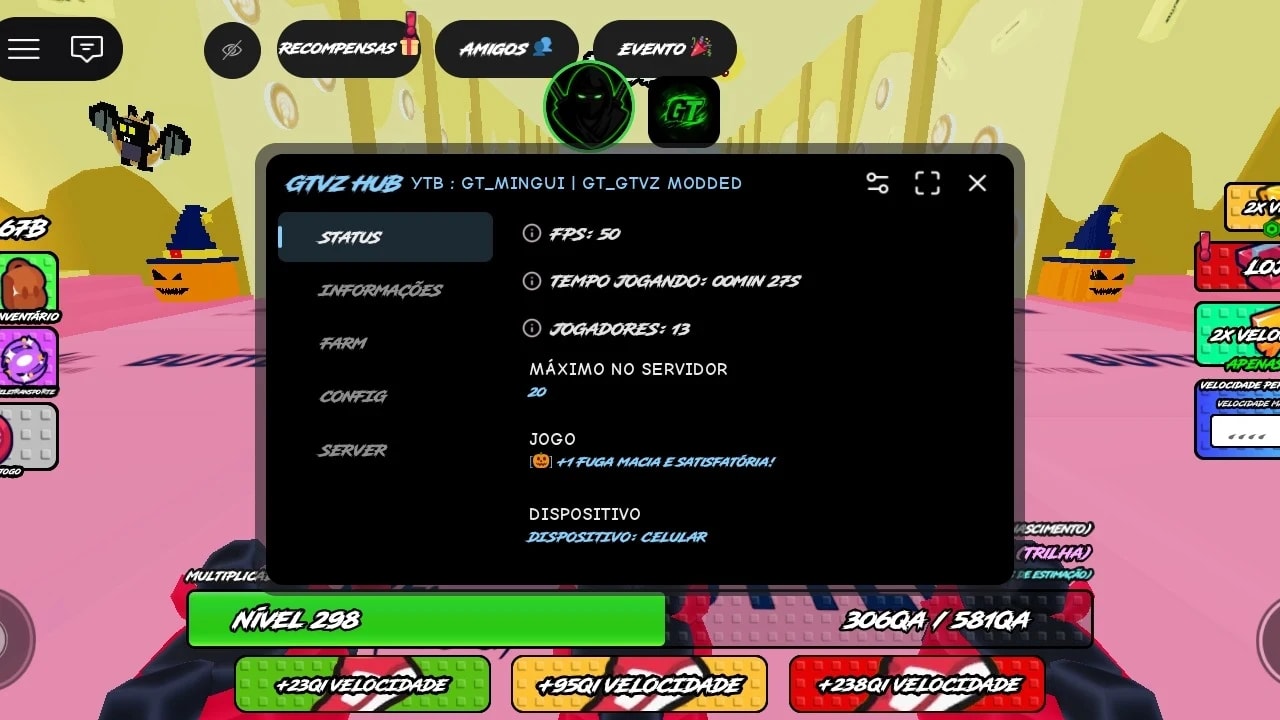 GTVZ HUB | FUGA MACIA SATISFATÓRIA