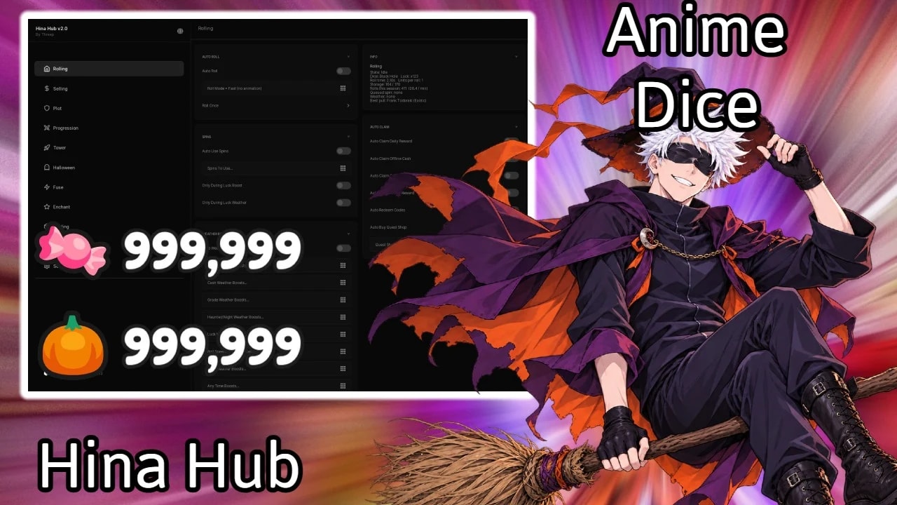 Hina Hub - Halloween UPD!, plot, tower, enchant + MORE!