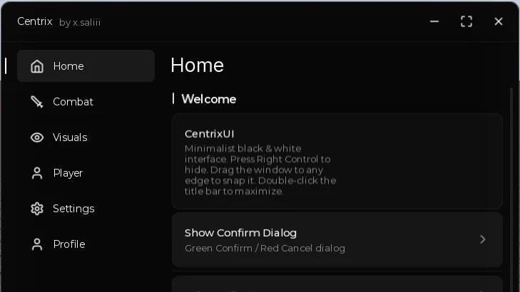 Centrix Ui