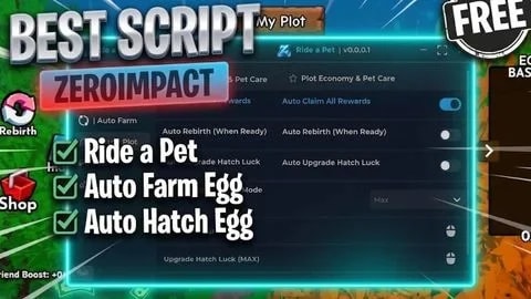 [NEW] Ride Auto Farm Egg Best Script