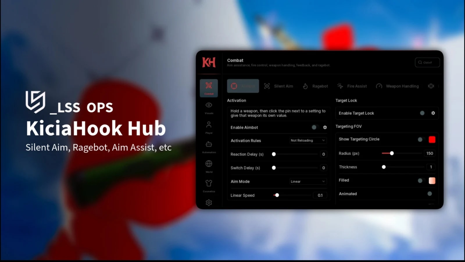 [OPENSOURCE] KiciaHook Hub | Silent Aim, Ragebot, ESP, etc