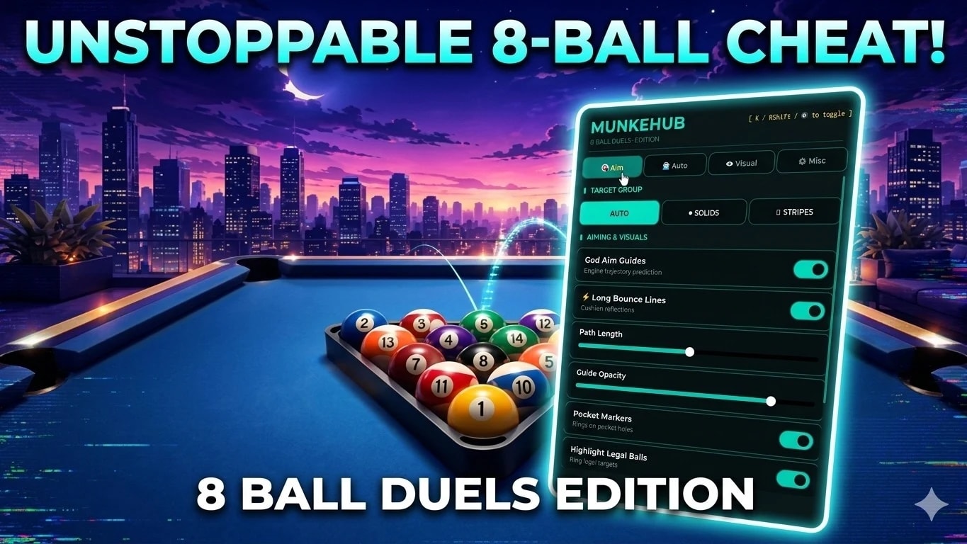 MunkeHub Keyless  8 Ball Duels 