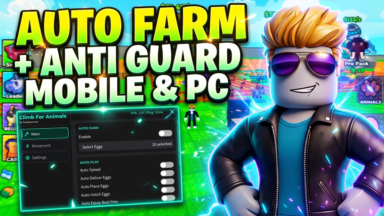 Auto Farm, Anti Guard | Sosiskomras Hub