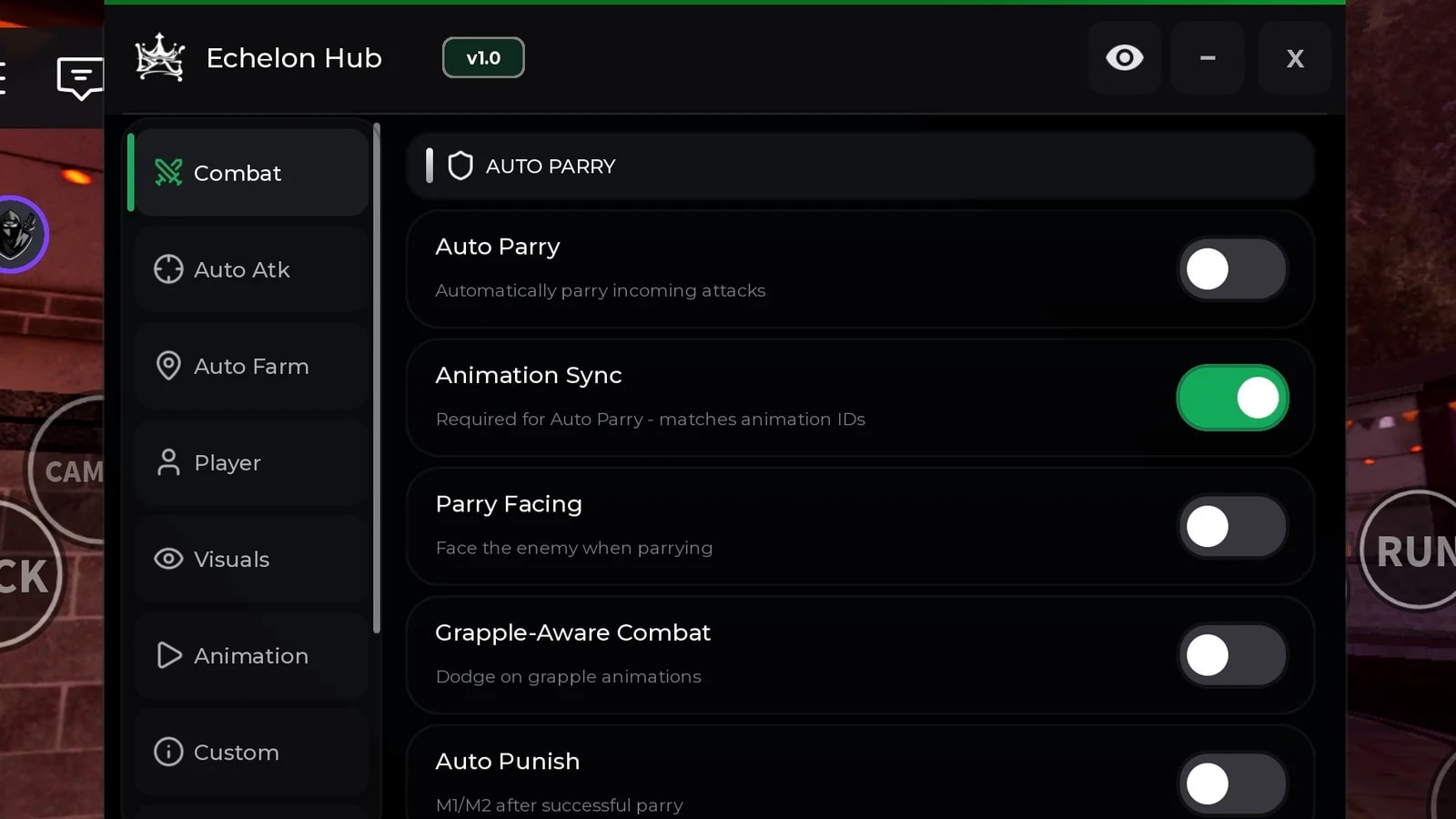 Echelon Hub | Hallowen Farm| Auto Parry | Free and Keyless