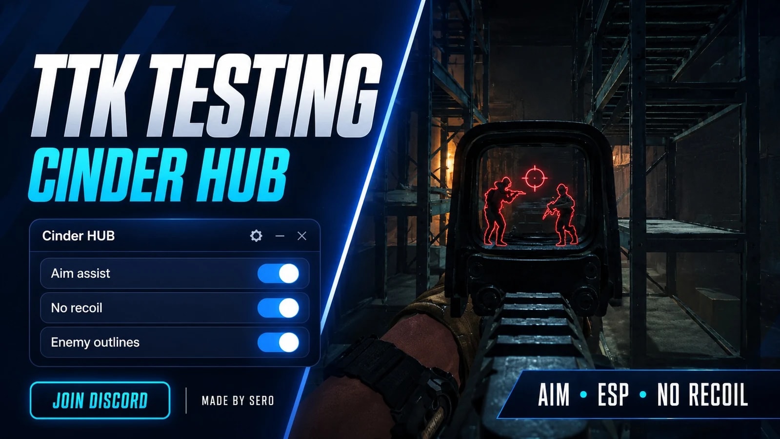 TTK TESTING SCRIPT AIMBOT ESP NO RECIOL LATEST!