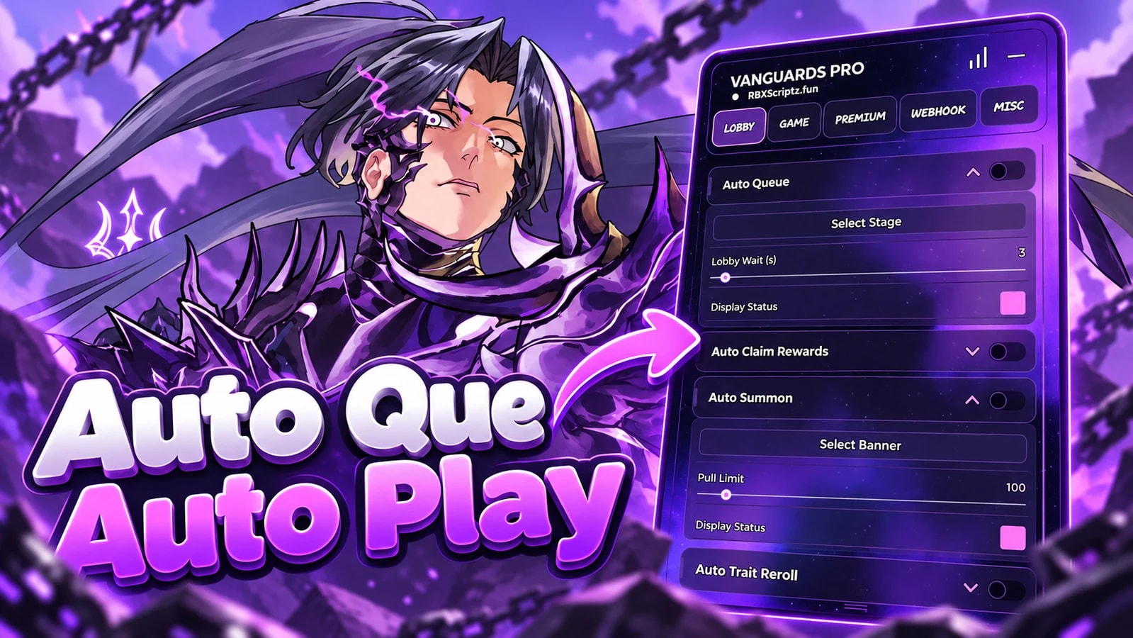 Auto Queue | Auto Play | Auto Roll | Webhooks and more +++