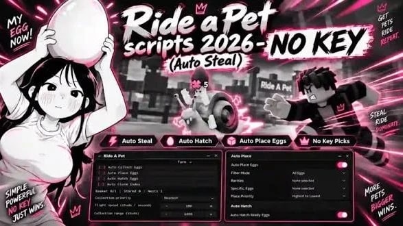 New Update Ride A Pet Script