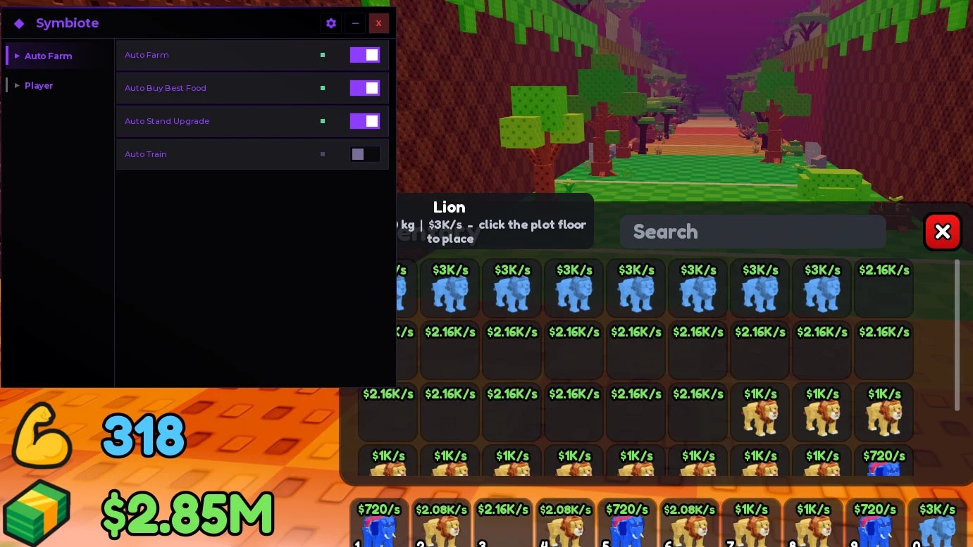 [FREE] [BEST] AUTO FARM | AUTO TRAIN | AUTO SELL | Symbiote