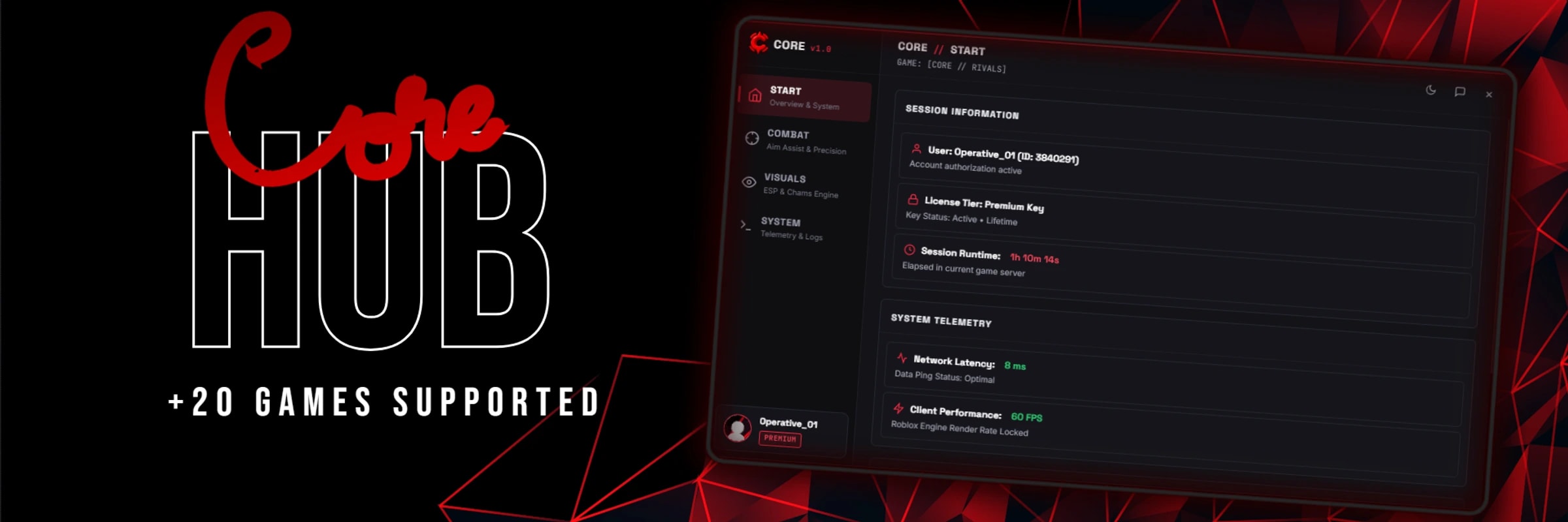 Core's banner