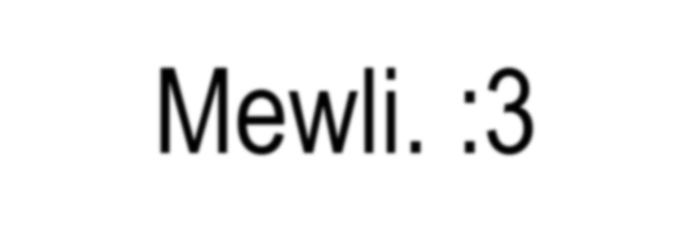 Mewli's banner