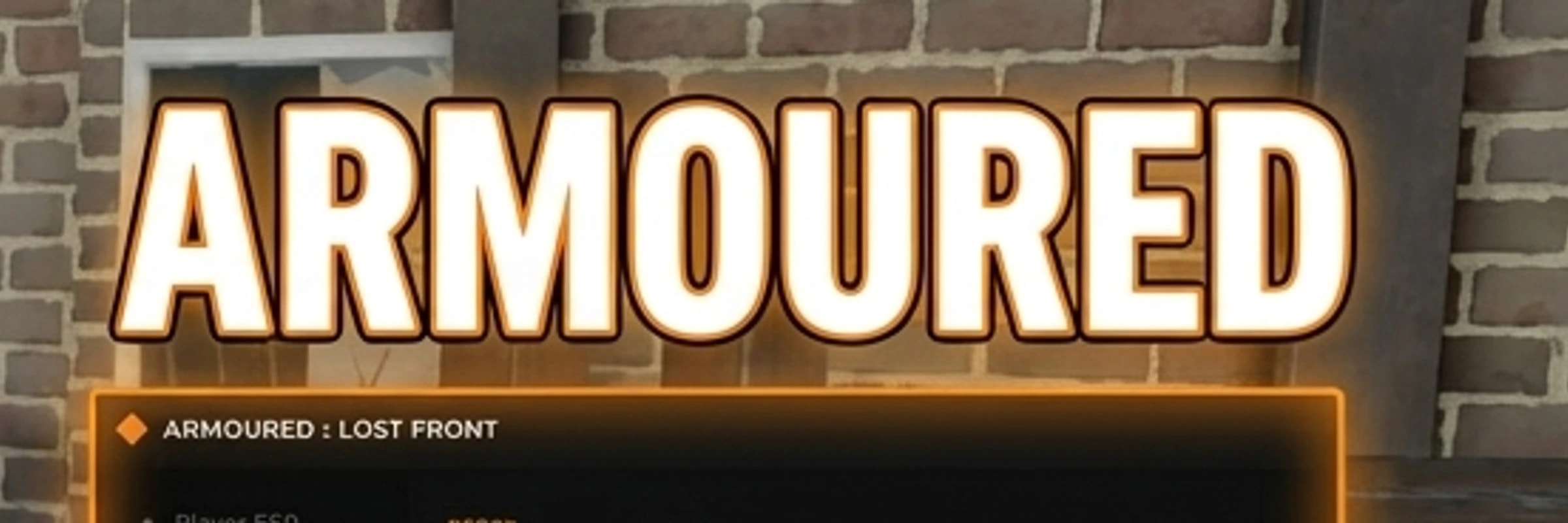 ARMOURED's banner