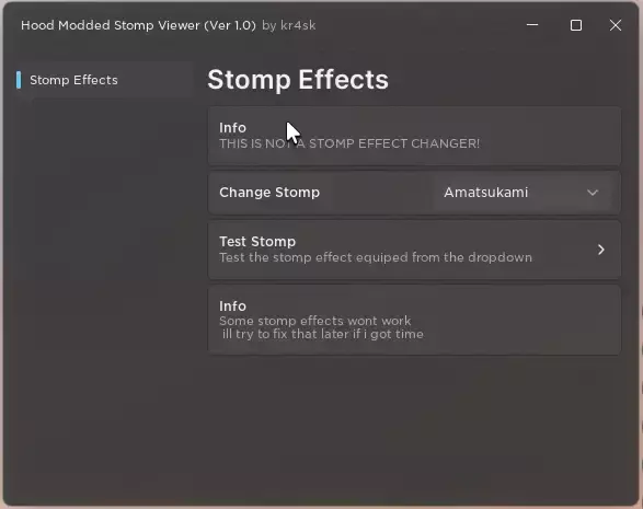 Stomp Effect Tester!