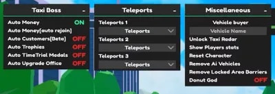 Taxi Boss Script