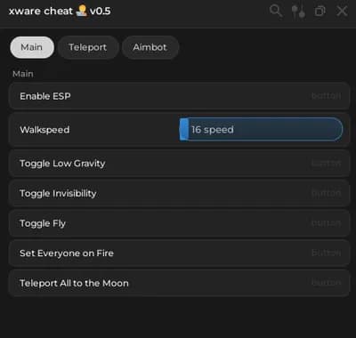 xware cheat hub universal