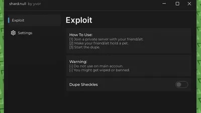 shard.null | 🍅 grow a garden 🍅 shackles dupe vulnerability