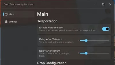 Drop Teleporter OP