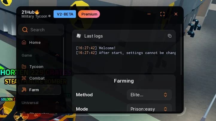 Auto Collect/Rebirth/Buy/Missions/Bosses | 21hub-V2
