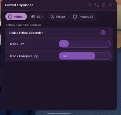 Crazed Hitbox Extender Universal