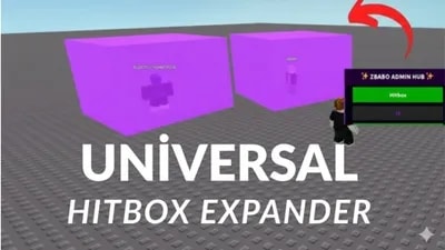 🎯 Universal Hitbox Expander & Admin Features (All Games)