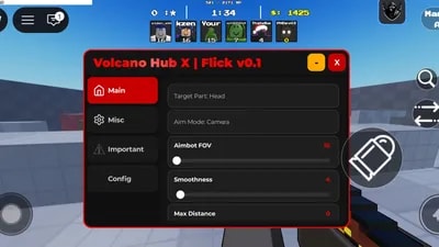 Volcano Hub X Flick Script