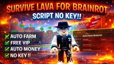 Auto Farm Brainrot, Free Vip, Auto Collect Money, No Key !!