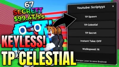 OP Script - TP CELESTIAL, TP SECRET, INSTANT TAKE
