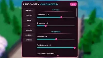 LARB SYSTEM v10.0 | Ultra Shaders, Auto Water Blur & Physics