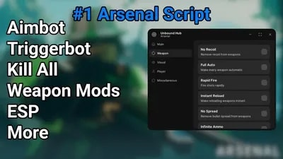 Aimbot, Kill All, INF Ammo, No Recoil & More