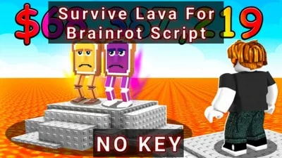 SURVIVE LAVA FOR BARINROT SCRIPT | FREE NO KEY !!
