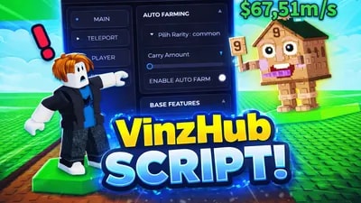VinzHub Grow Beanstalk for Brainrots