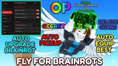 AFK AUTO PICKUP, EQUIP BEST, UPGRADE ALL PLOT, DELETE GUARD