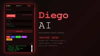 Diego AI - Groq Powered Chatbot