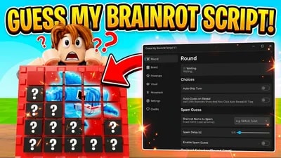 Guess My Brainrot | Instant Reveal All Tiles | Op Script