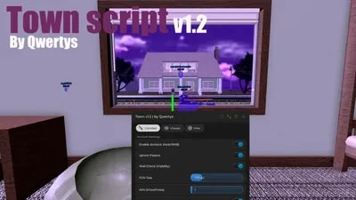 Town Script v1.2 | Aimbot, ESP, Visuals and more